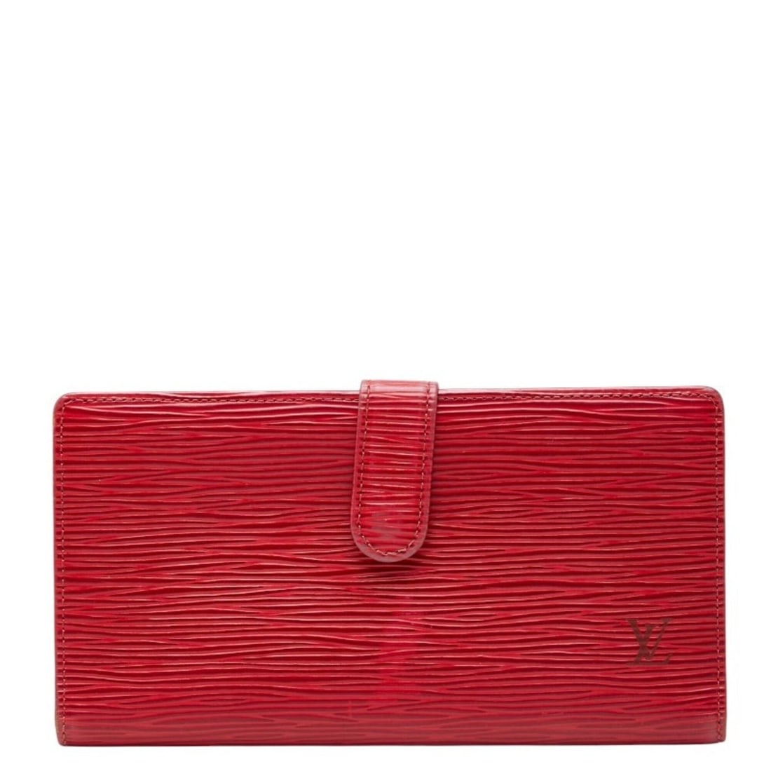 Louis Vuitton Epi Continental Viennois Long Wallet M63257 Castilian Red Leather Women's LOUIS