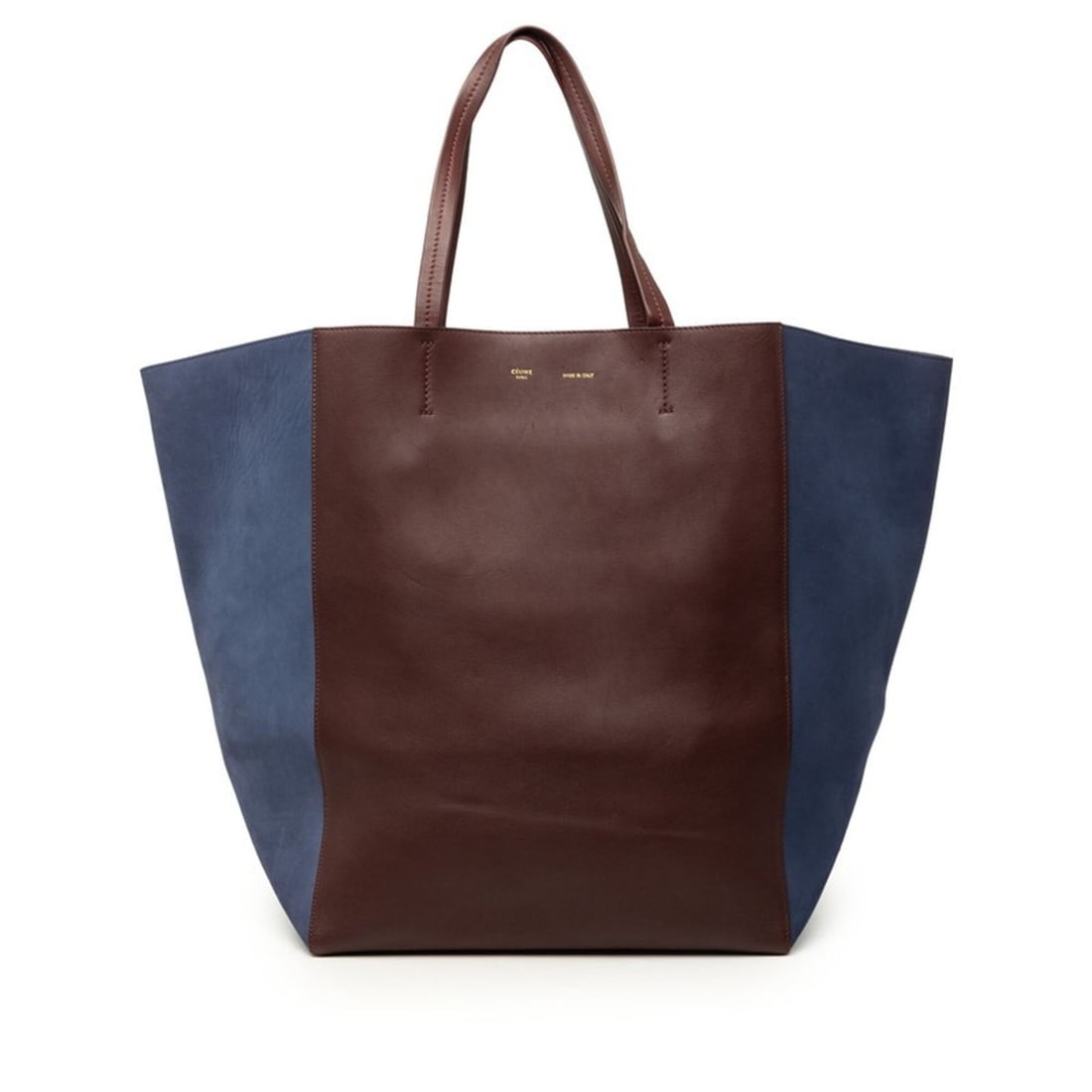 Celine Cabas Phantom Tote Bag, Wine Red, Bordeaux, Navy, Leather, Suede, Women's CELINE: --- Catalog ---Category: SizeSize (HxWxD): 40cm x 59cm x 24cm / 15.74'' x 23.22'' x 9.44''Category: DesignType: Tote bagColor: Bordeaux, Navy, Red color, WineGender: WomenMaterial: Leather , Suede
