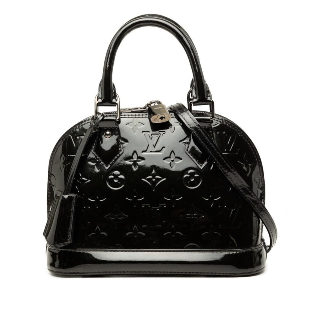 Louis Vuitton Monogram Vernis Alma BB Handbag Shoulder Bag 2WAY M90063 Noir Magnetique Black Patent