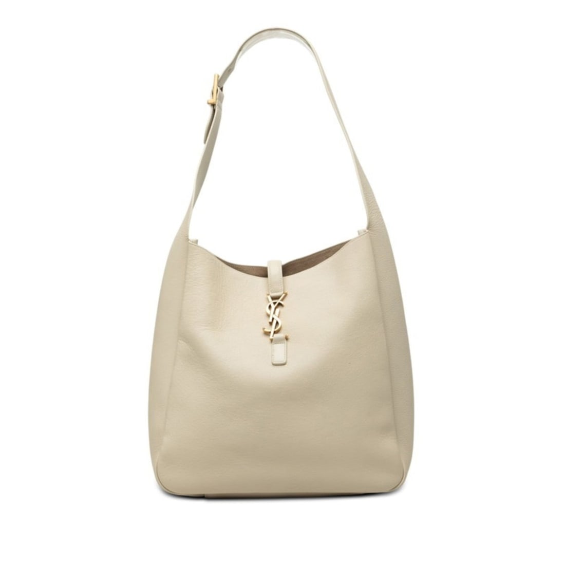 Saint Laurent YSL logo LE 5A 7 one-shoulder bag 753837 White leather Women's SAINT LAURENT