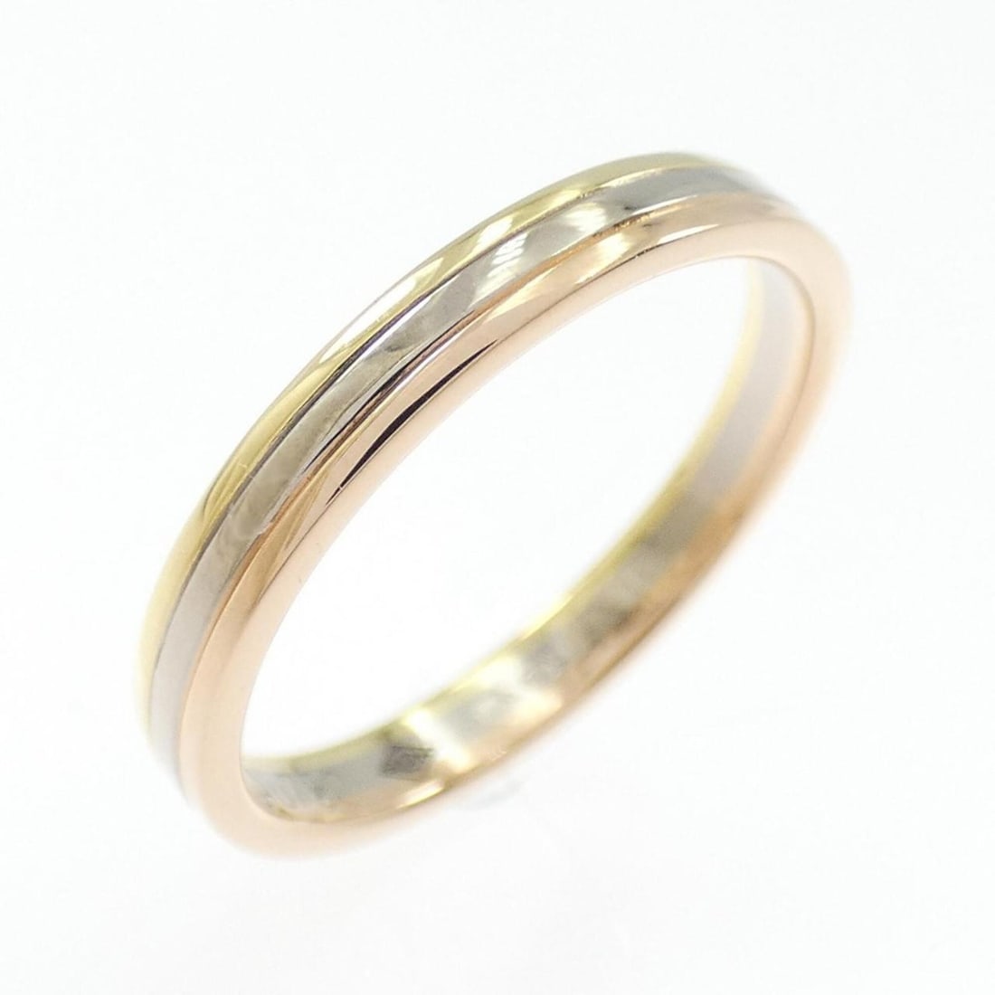 Cartier Vendôme Ring: --- Catalog ---Category: SizeUS Size: 5Brand Size: 49Category: DesignType: Band ringGender: WomenMaterial: Pink gold (18K), White gold (18K), Yellow gold (18K)Category: GeneralMPN: B4209900Brand: