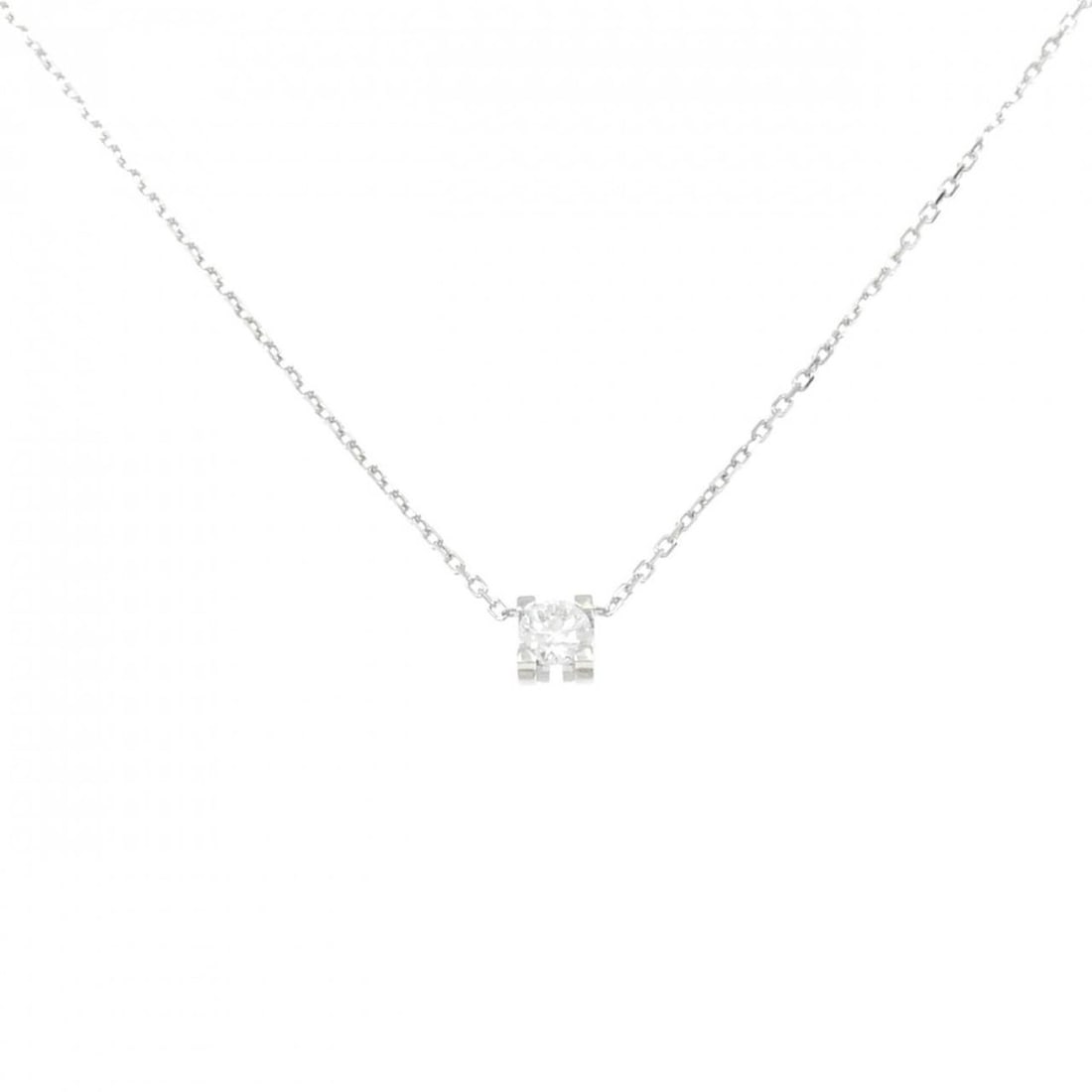 Cartier C de Necklace: --- Catalog ---Category: SizePendant Size: 4.5mm x 4mm / 0.17'' x 0.15''Neck Circumference: 39 cm - 42 cm / 15.35'' - 16.53''Category: DesignGender: WomenMaterial: White gold (18K)Pendant Type: