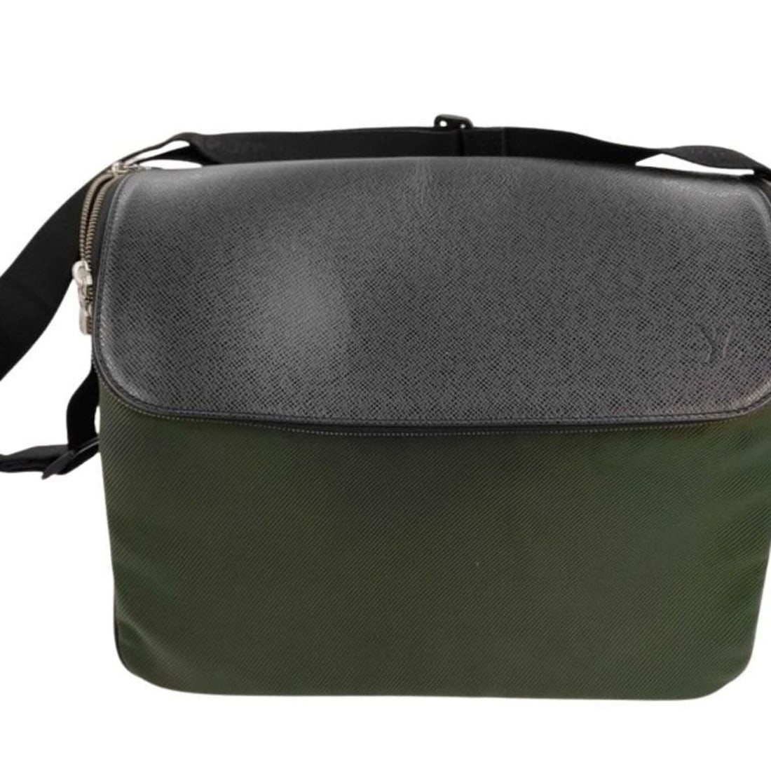 LOUIS VUITTON Shoulder Bag Taimir M30862 Ardoise Taiga Men's