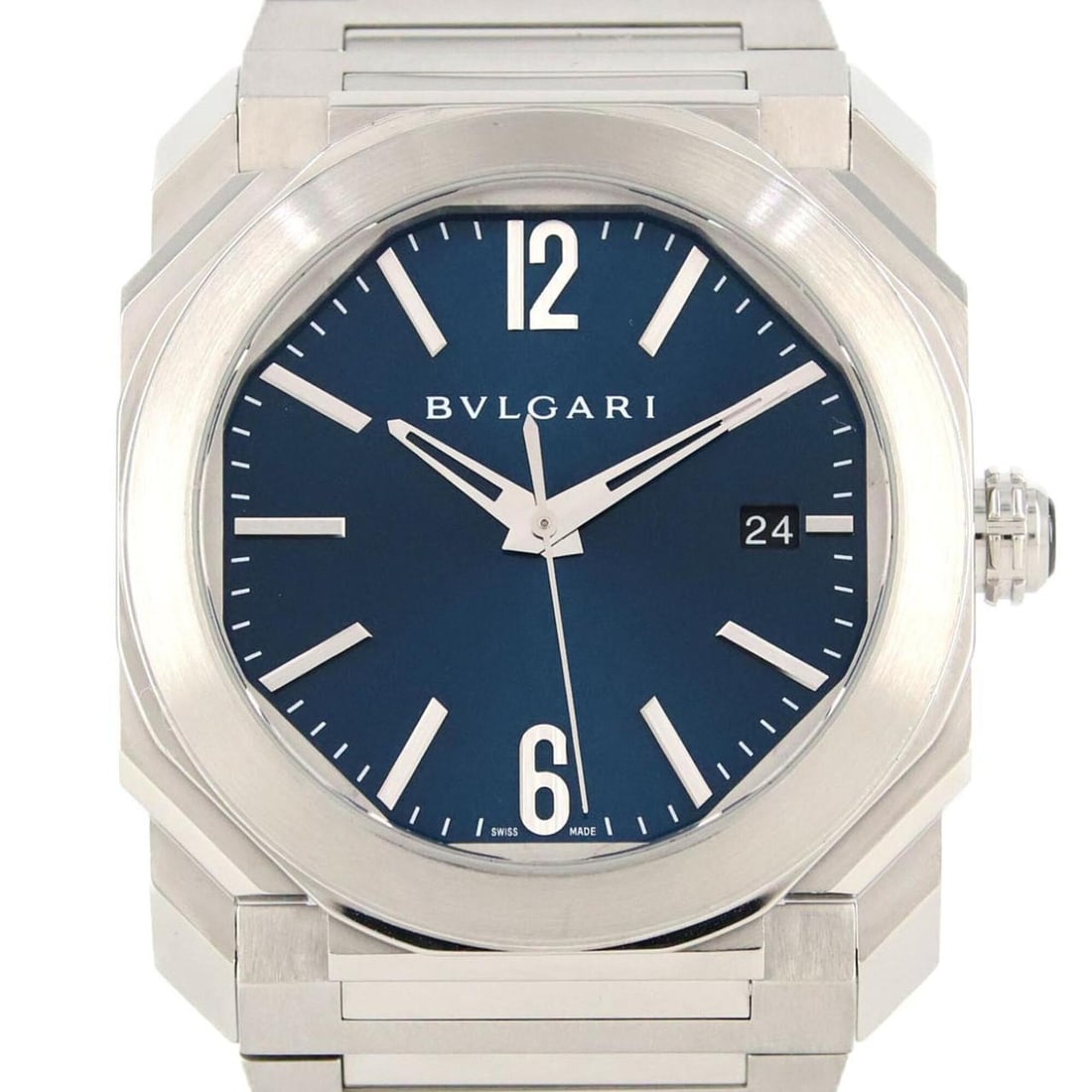 Bulgari Octo Solotempo BGO38S BGO38C3SSD Stainless Steel Automatic Watch