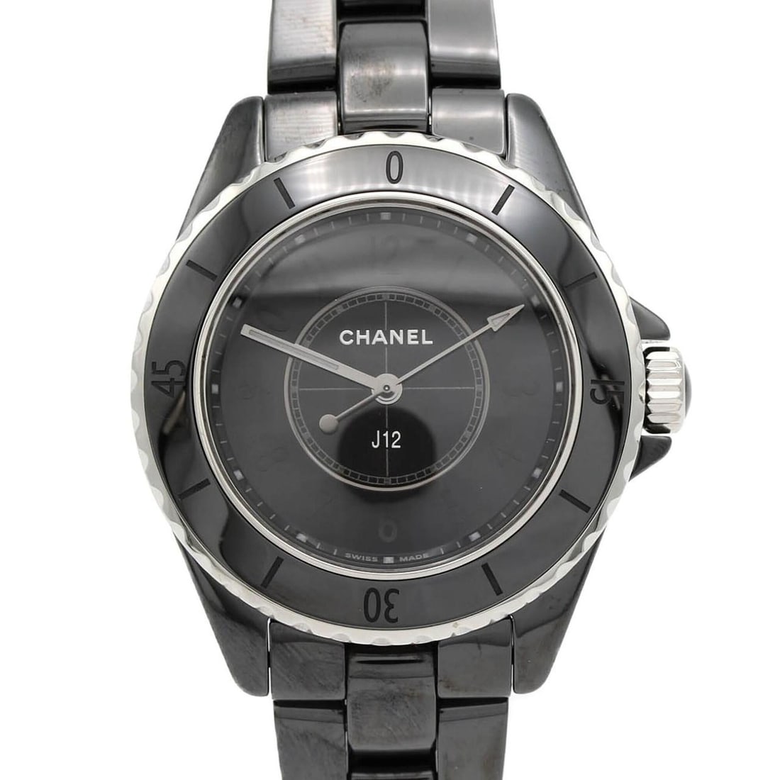 Chanel J12 Phantom 33mm Ceramic H6346 Quartz Watch