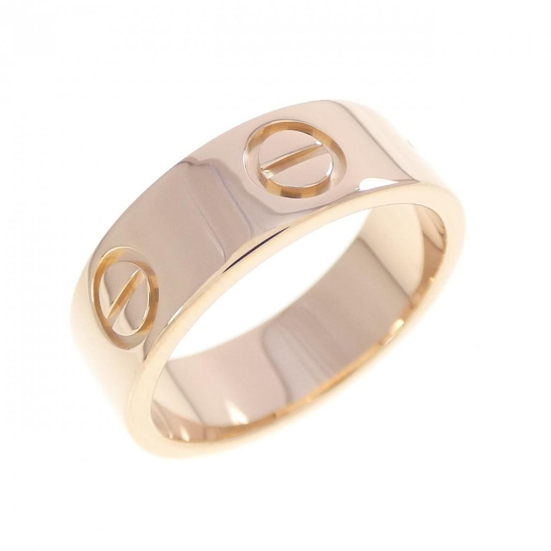 Cartier Love Ring: --- Catalog ---Category: SizeUS Size: 4Brand Size: 47Category: DesignType: Band ringColor: Pink goldGender: WomenMaterial: Pink gold (18K)Category: GeneralBrand: Cartier--- Item List ---Section: