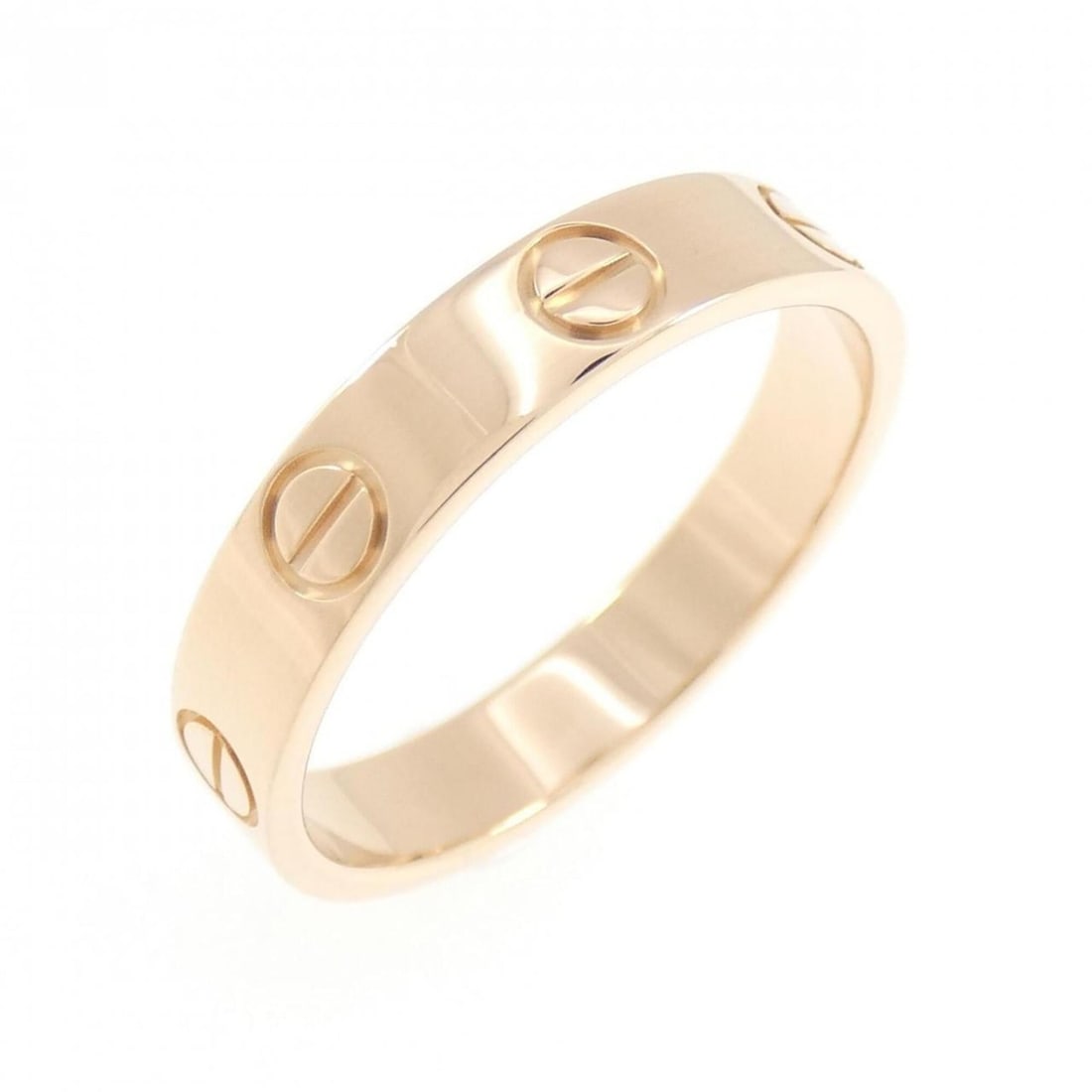 Cartier Mini Love Ring: --- Catalog ---Category: SizeUS Size: 6Brand Size: 51Category: DesignType: Band ringColor: Pink goldGender: WomenMaterial: Pink gold (18K)Category: GeneralBrand: Cartier--- Item List ---Section: