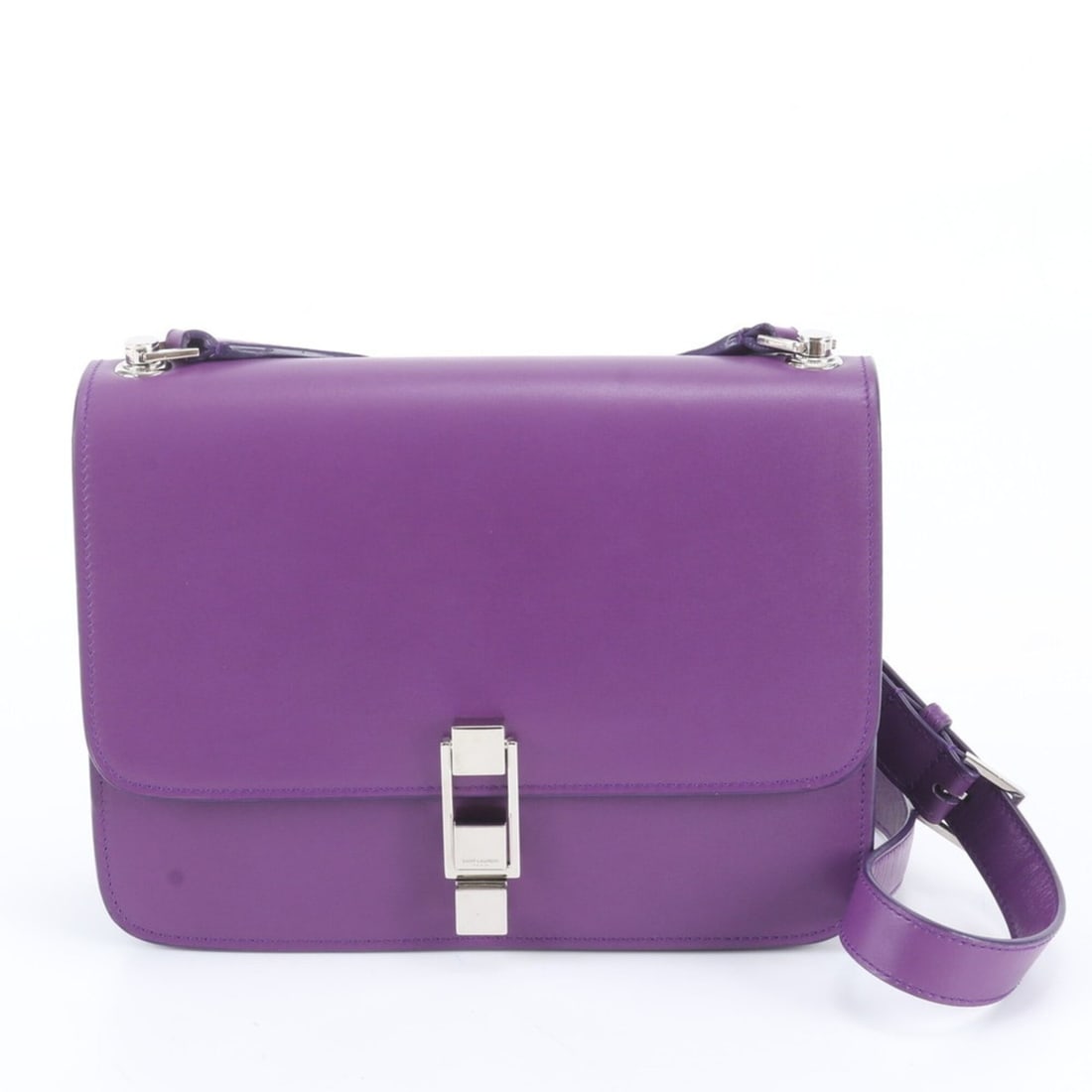 Saint Laurent Paris Le Carre Leather Shoulder Bag, Crossbody Handbag, Tote Bag for Women