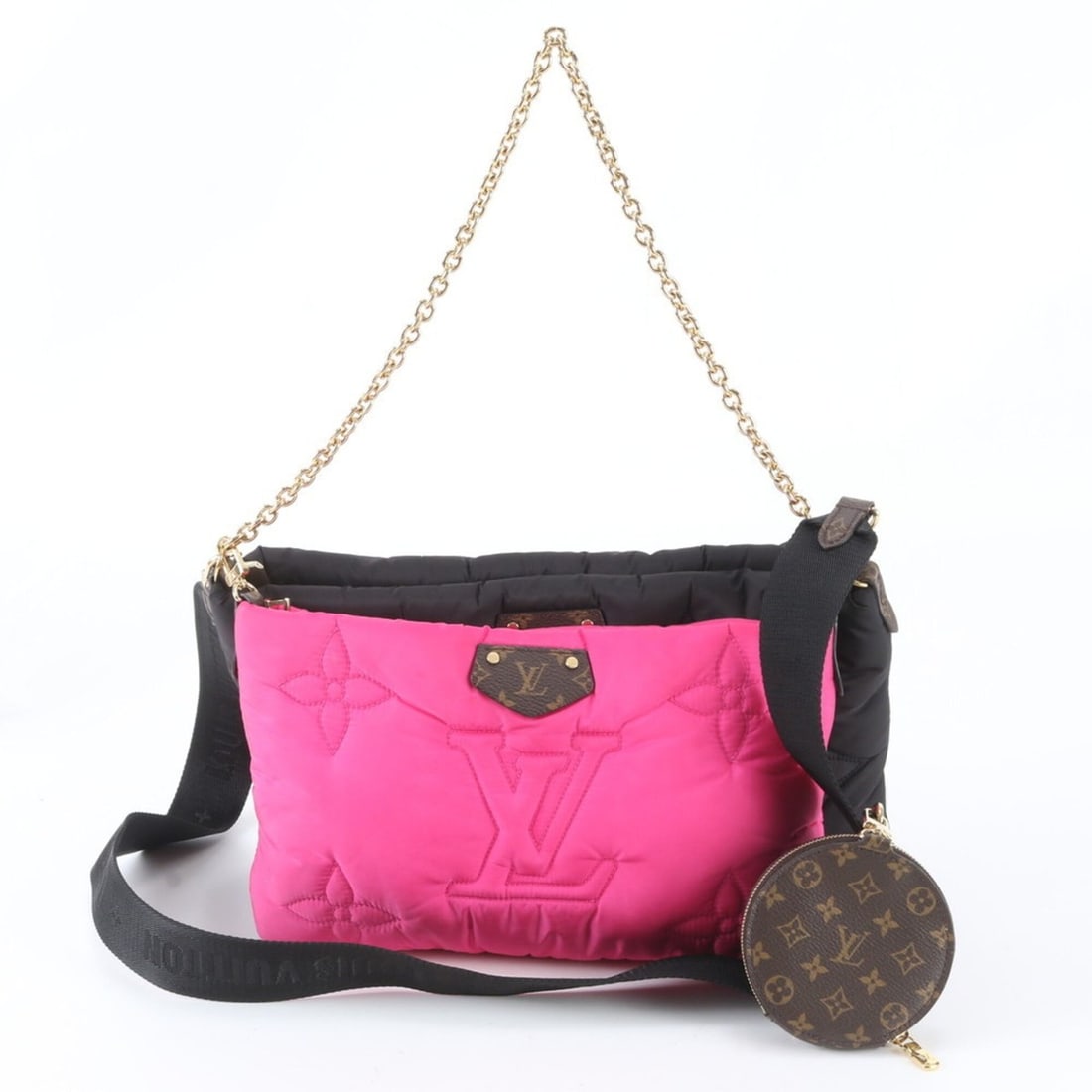 Louis Vuitton RFID-protected LV Pillow Maxi Multi Pochette Accessoires M58980 2-way Shoulder Bag for