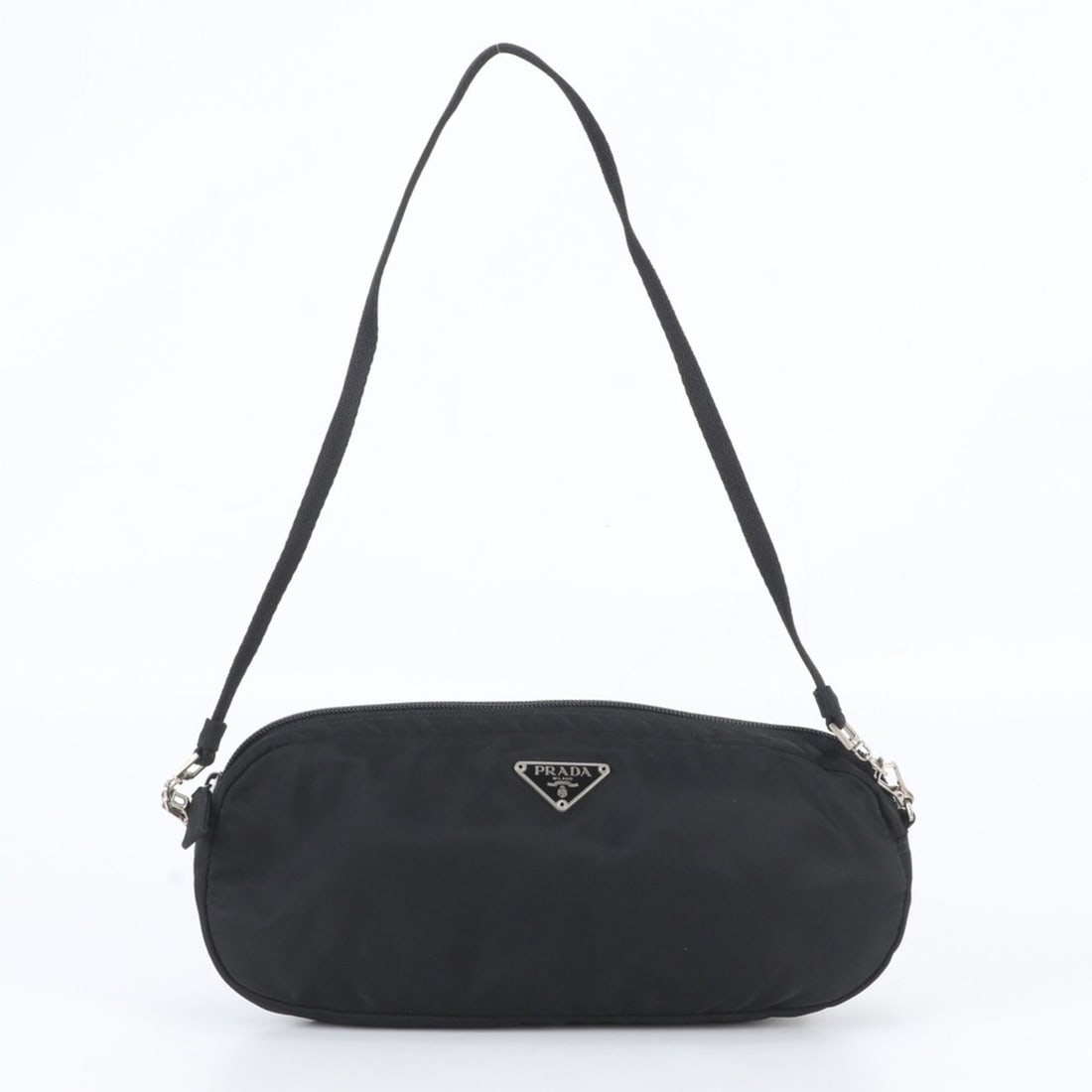 Prada Tessuto Nylon Triangle Logo Shoulder Bag (Women's)