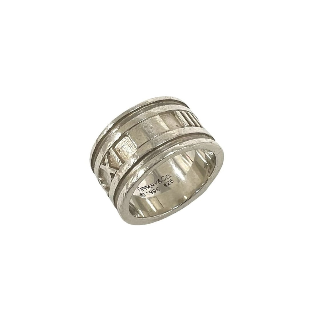 TIFFANY&Co. Tiffany Vintage Atlas Wide Ring, Sterling Silver 925, Accessory, Silver, 87200