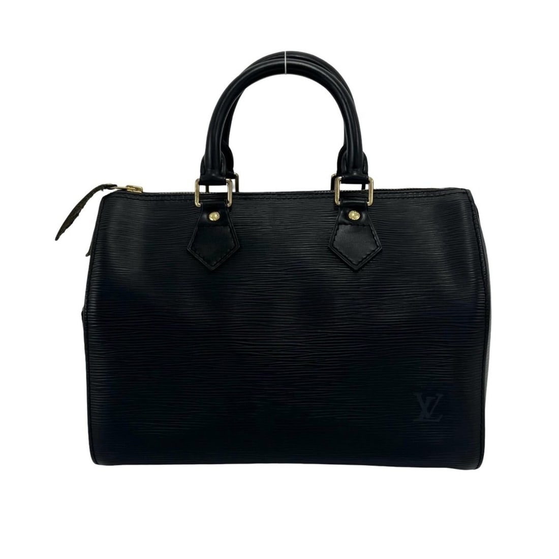 LOUIS VUITTON Louis Vuitton Vintage Speedy 25 Epi Leather Genuine Handbag Mini Boston Bag Noir 76526