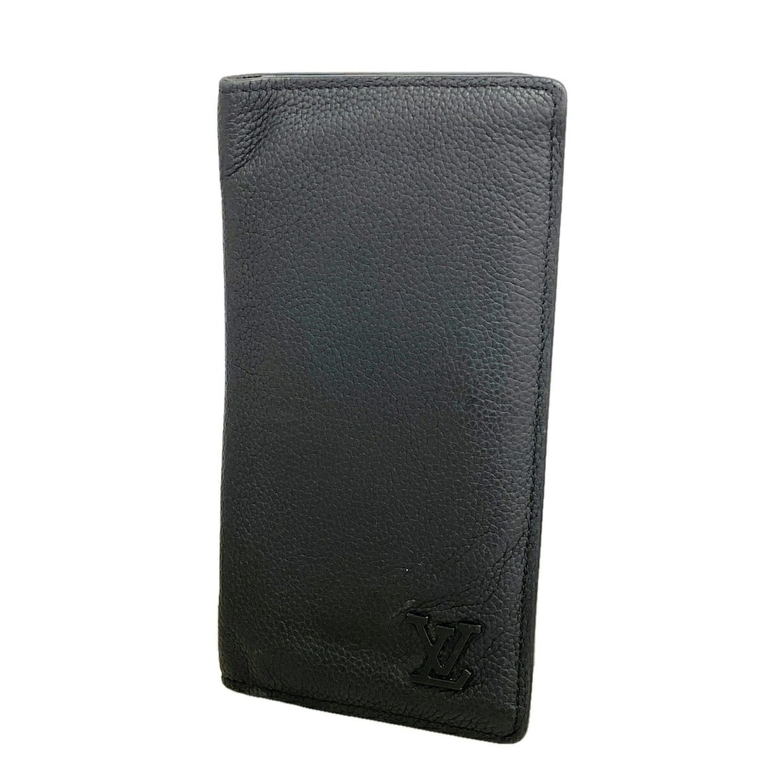 Louis Vuitton Aerogram Portefeuille Brazza Long Wallet M25942 Noir Men's