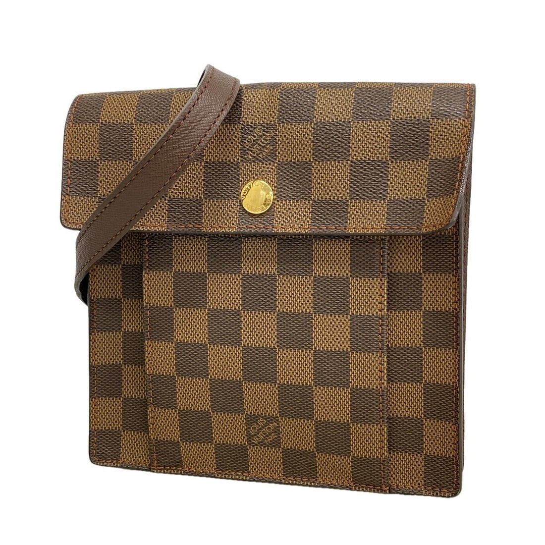 Louis Vuitton Damier Pimlico Shoulder Bag N45272 Ebene Women's