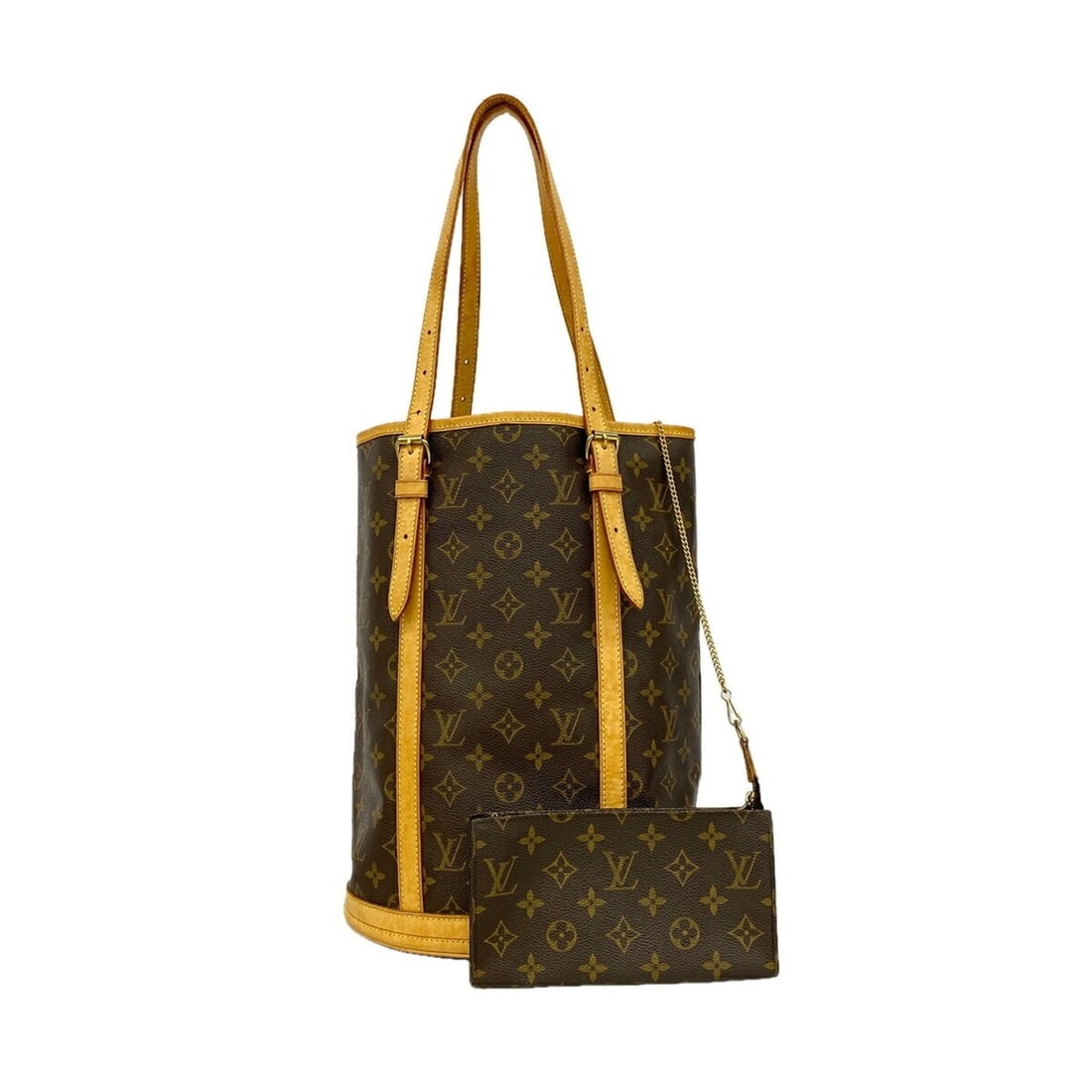 Louis Vuitton Monogram Bucket GM Tote Bag M42236 Brown (Women's)