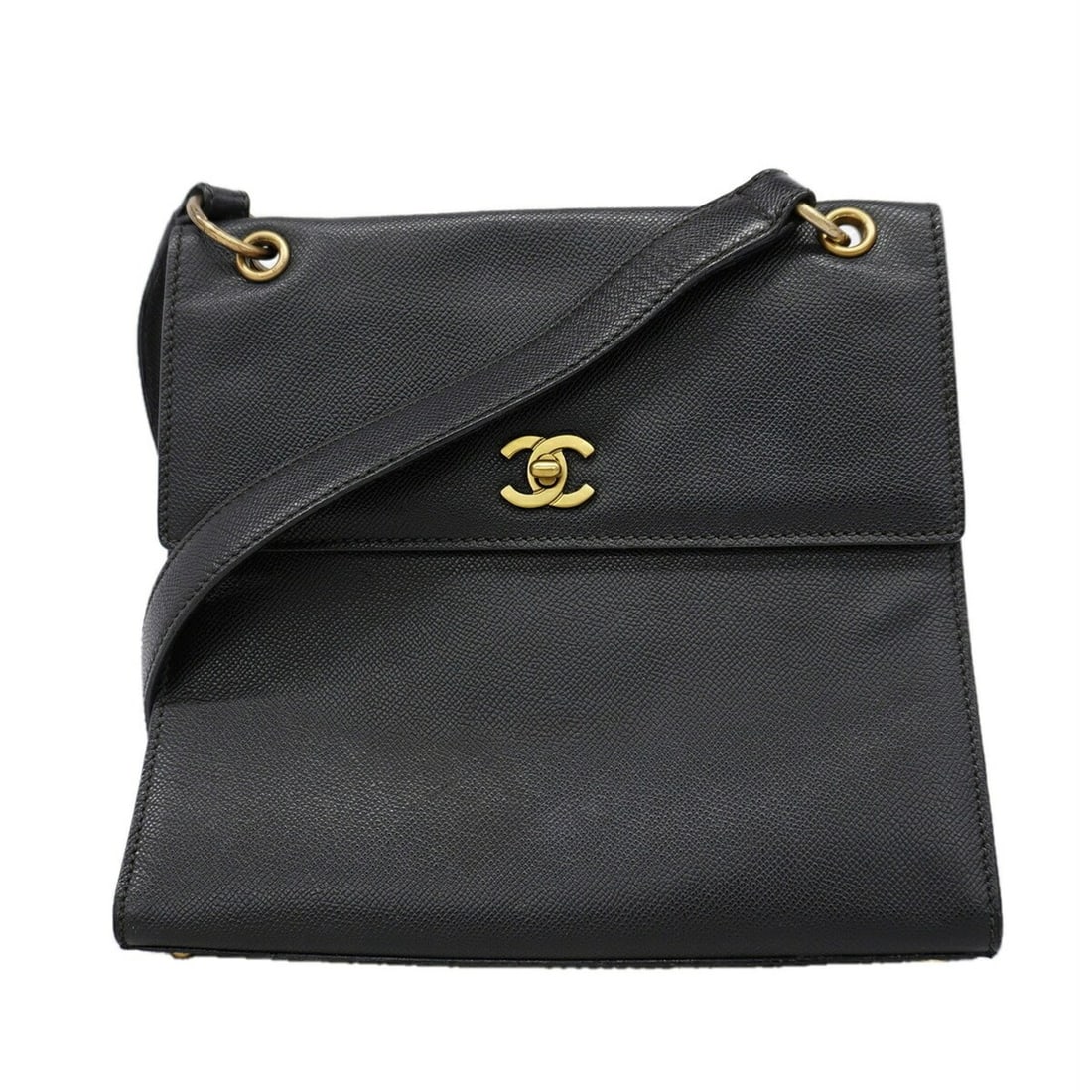 Chanel Shoulder Bag, Caviar Leather, Black, Women's