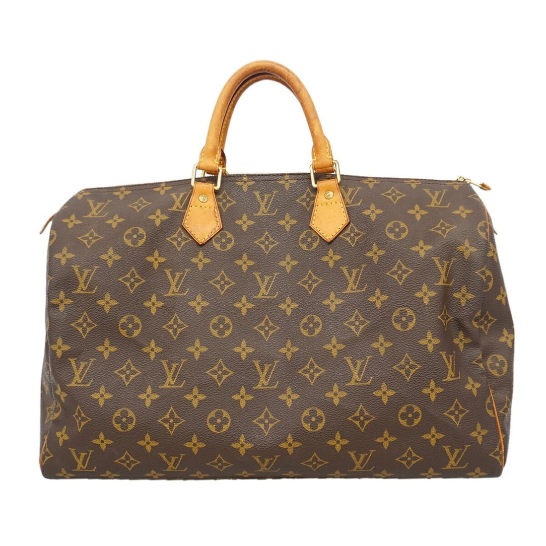 Louis Vuitton Monogram Speedy 40 Handbag M41106 Brown Women's