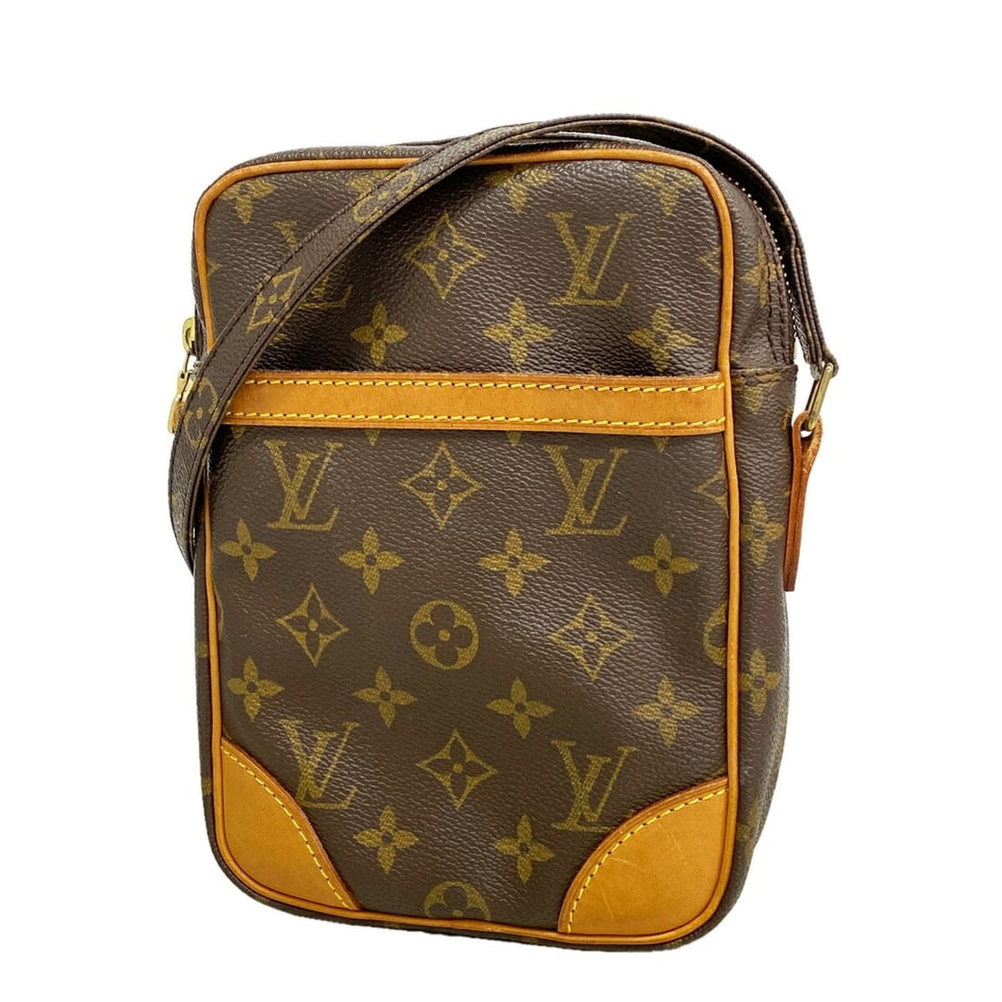 Louis Vuitton Monogram Danube Shoulder Bag M45266 Brown Women's