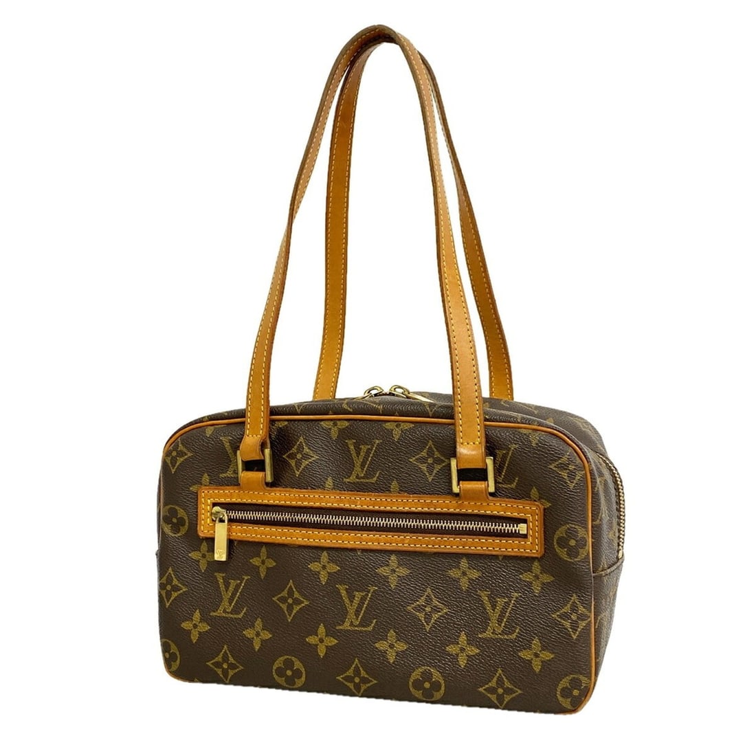 Louis Vuitton Monogram Cite MM Shoulder Bag M51182 Brown Women's