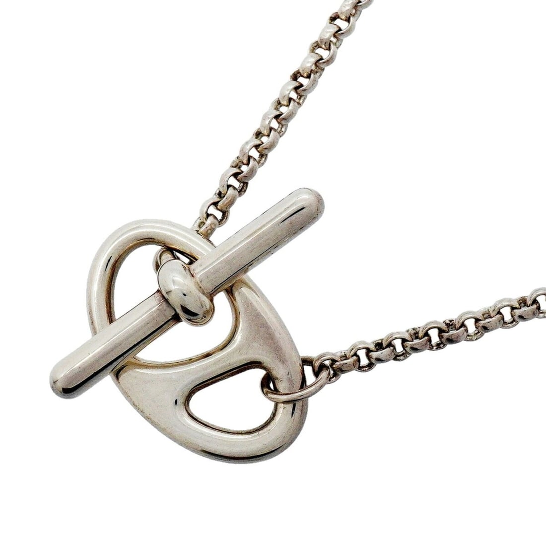 Hermes Chaine d'Ancre Punk Necklace, Sterling Silver 925, Men's & Women's