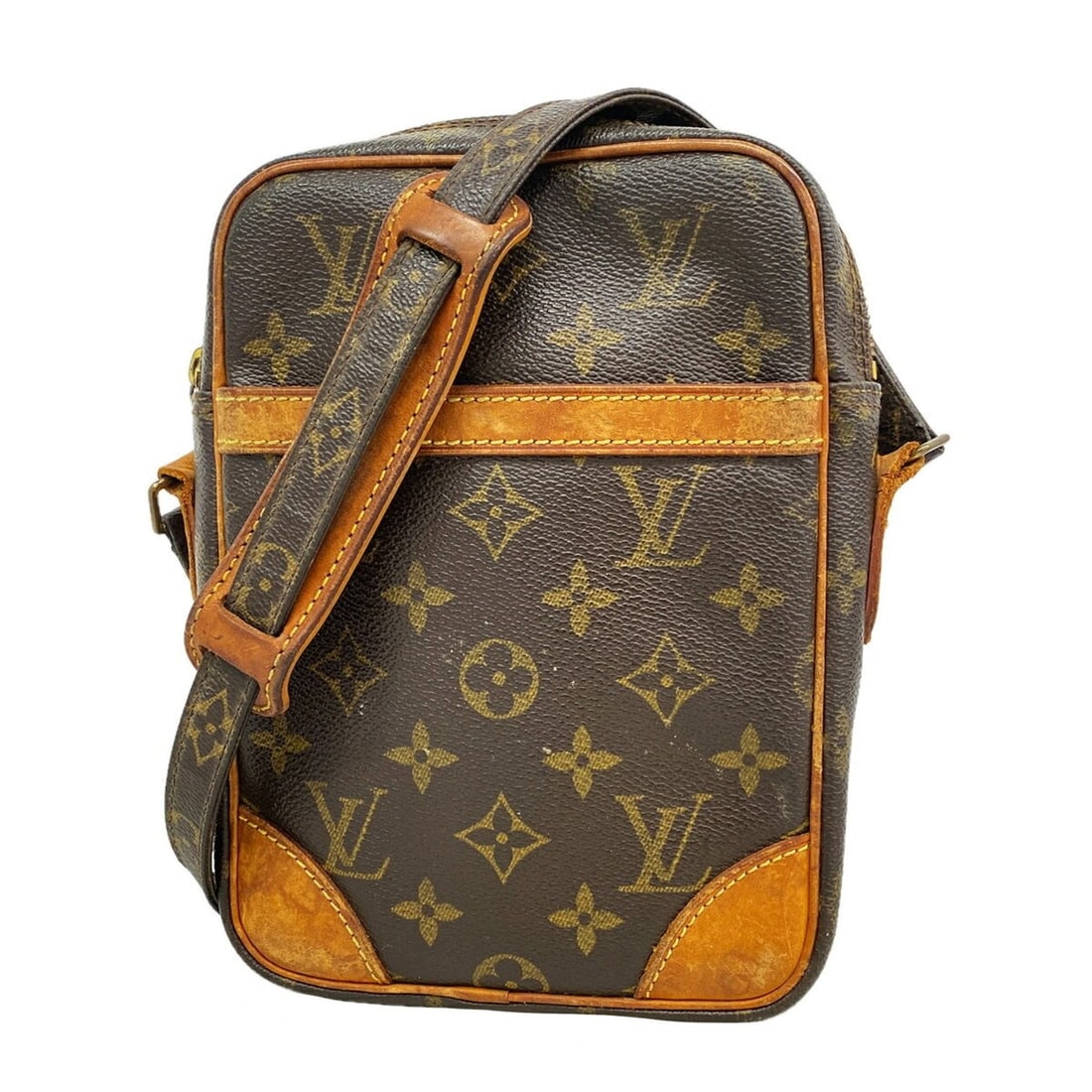 Louis Vuitton Monogram Danube Shoulder Bag M45266 Brown Women's