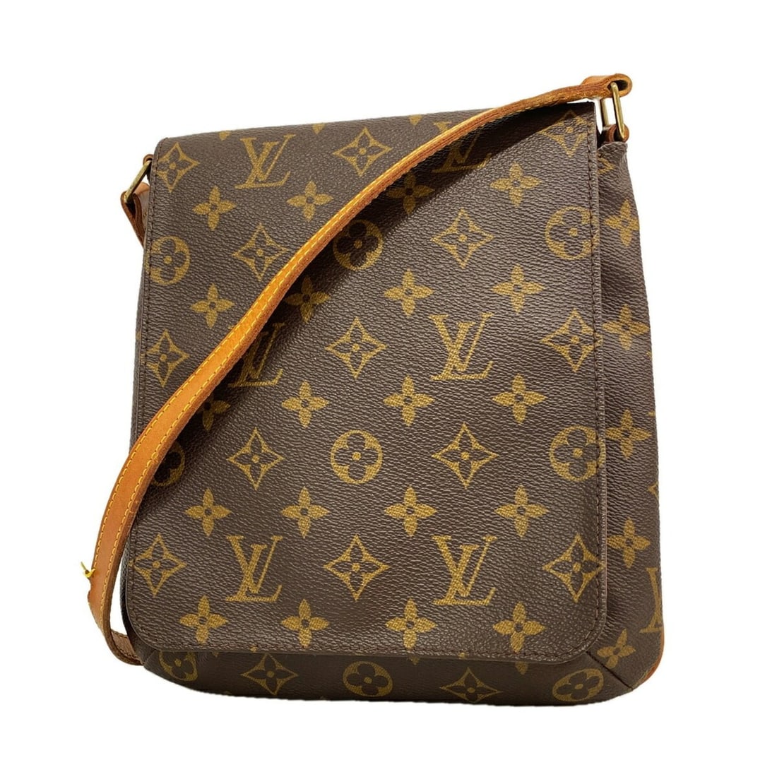 Louis Vuitton Monogram Musette Salsa Short Strap Shoulder Bag M51258 Brown Women's