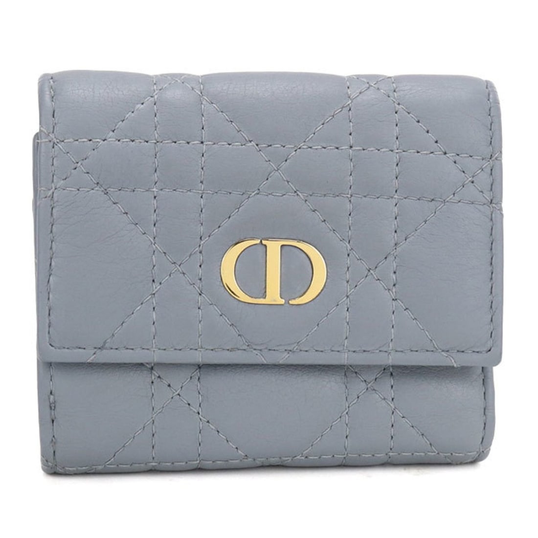 Christian Dior DIOR Dior Tri-fold Wallet S5209UWHC Hibiscus Caro Women's Blue: --- Catalog ---Category: SizeSize (HxWxD): 8.5cm x 10cm x 2.5cm / 3.34'' x 3.93'' x 0.98''Category: DesignType: Wallet (tri-fold)Color: BlueGender: WomenMaterial: Leather Leather/Fur Type: CalfskinCat