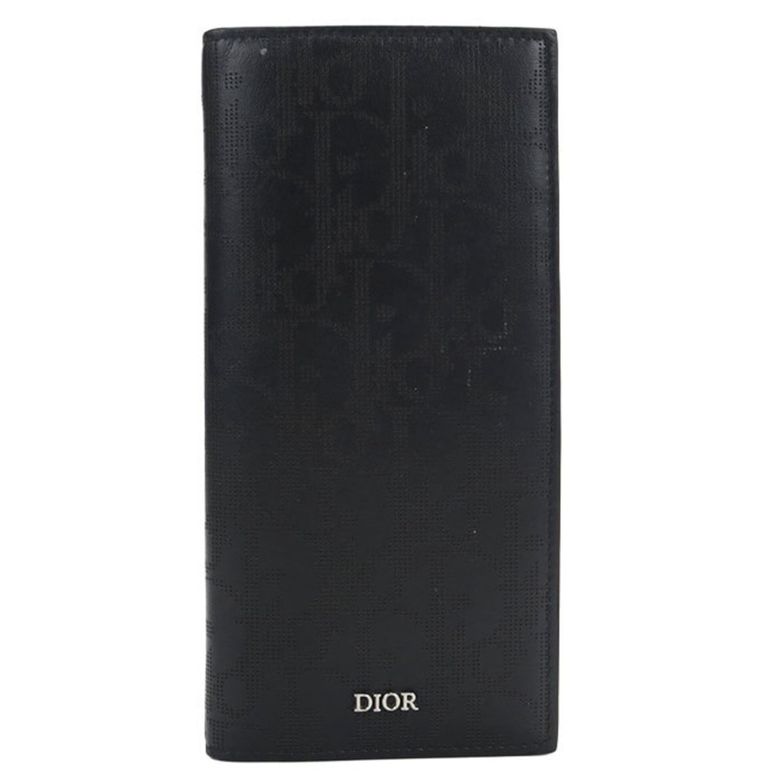 Christian Dior DIOR Dior Bi-fold Long Wallet, Oblique Galaxy, Men's, Black: --- Catalog ---Category: SizeSize (HxWxD): 18.5cm x 9cm x 1.5cm / 7.28'' x 3.54'' x 0.59''Category: DesignType: Long wallet (bi-fold)Color: BlackGender: MenMaterial: Leather Leather/Fur Type: Calfskin
