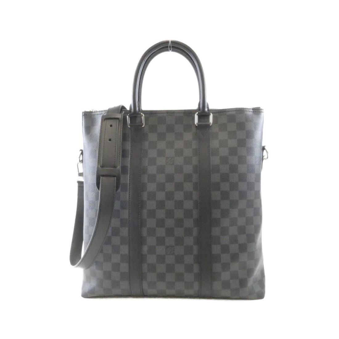 Louis Vuitton Damier Graphite Anton Tote N40000 Handbag: --- Catalog ---Category: SizeSize (HxWxD): 37cm x 35cm x 8cm / 14.56'' x 13.77'' x 3.14''Category: DesignType: HandbagColor: GraphiteGender: MenMaterial: Coated canvas Hardware Color: SilverCategory: