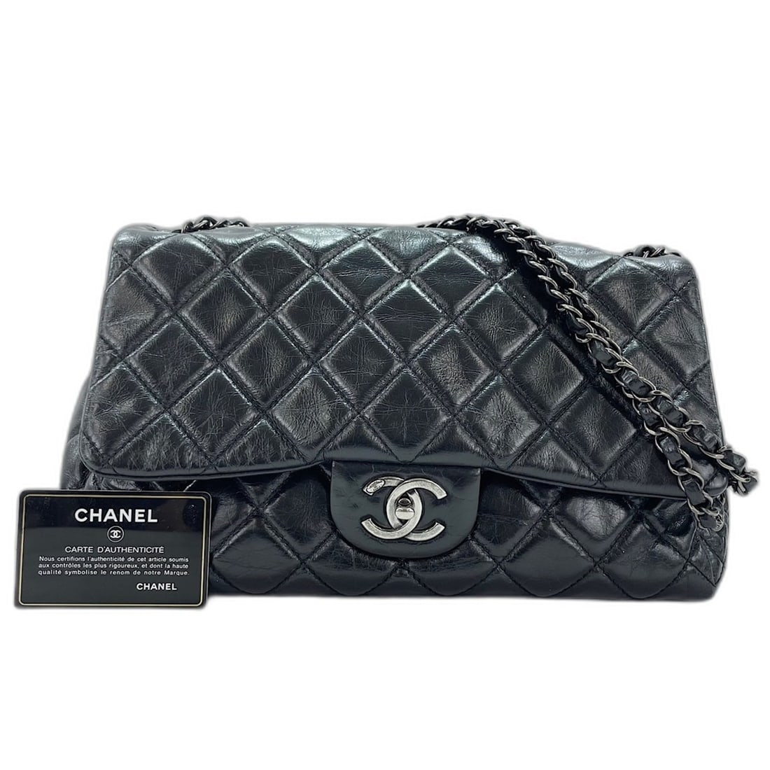 Chanel Matelassé Shoulder Bag, Black: --- Catalog ---Category: SizeSize (HxWxD): 21cm x 31cm x 10cm / 8.26'' x 12.2'' x 3.93''Category: DesignType: Shoulder bagColor: BlackGender: WomenCategory: GeneralBrand: Chanel--- Item List
