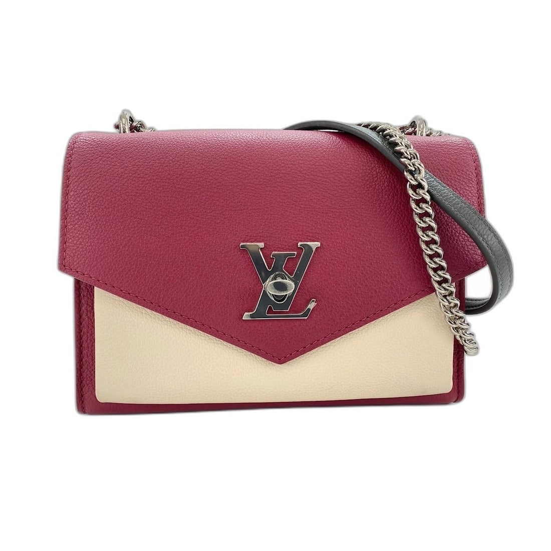 Louis Vuitton MyLockme BB Shoulder Bag, Wine Red: --- Catalog ---Category: SizeSize (HxWxD): 18cm x 22cm x 8cm / 7.08'' x 8.66'' x 3.14''Category: DesignType: Shoulder bagColor: Red color, WineGender: WomenCategory: GeneralBrand: Louis Vuitton---