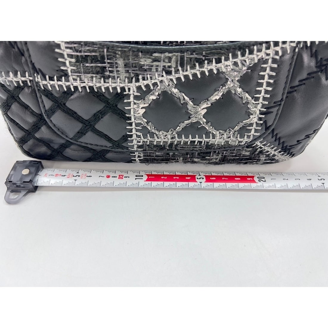 CHANEL Patchwork Shoulder Bag, Black - 4
