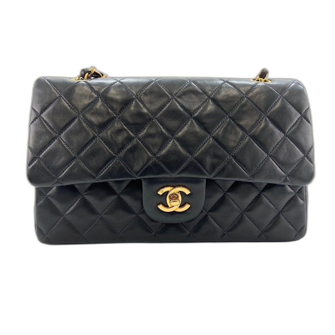 CHANEL Matelassé 25 Shoulder Bag, Black