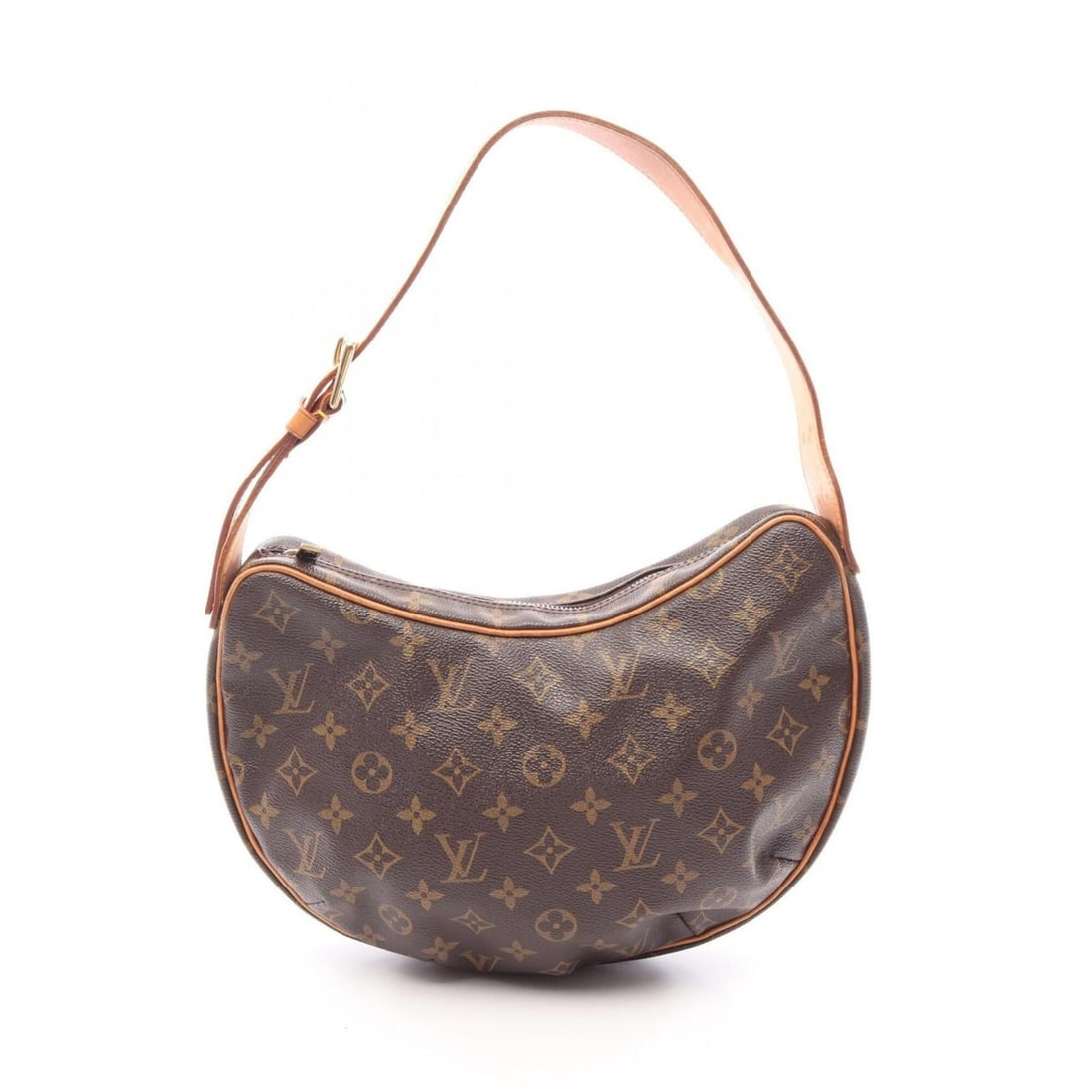 Louis Vuitton Croissant MM Monogram Shoulder Bag/Handbag, Coated Canvas and Leather, Women's, Brown,