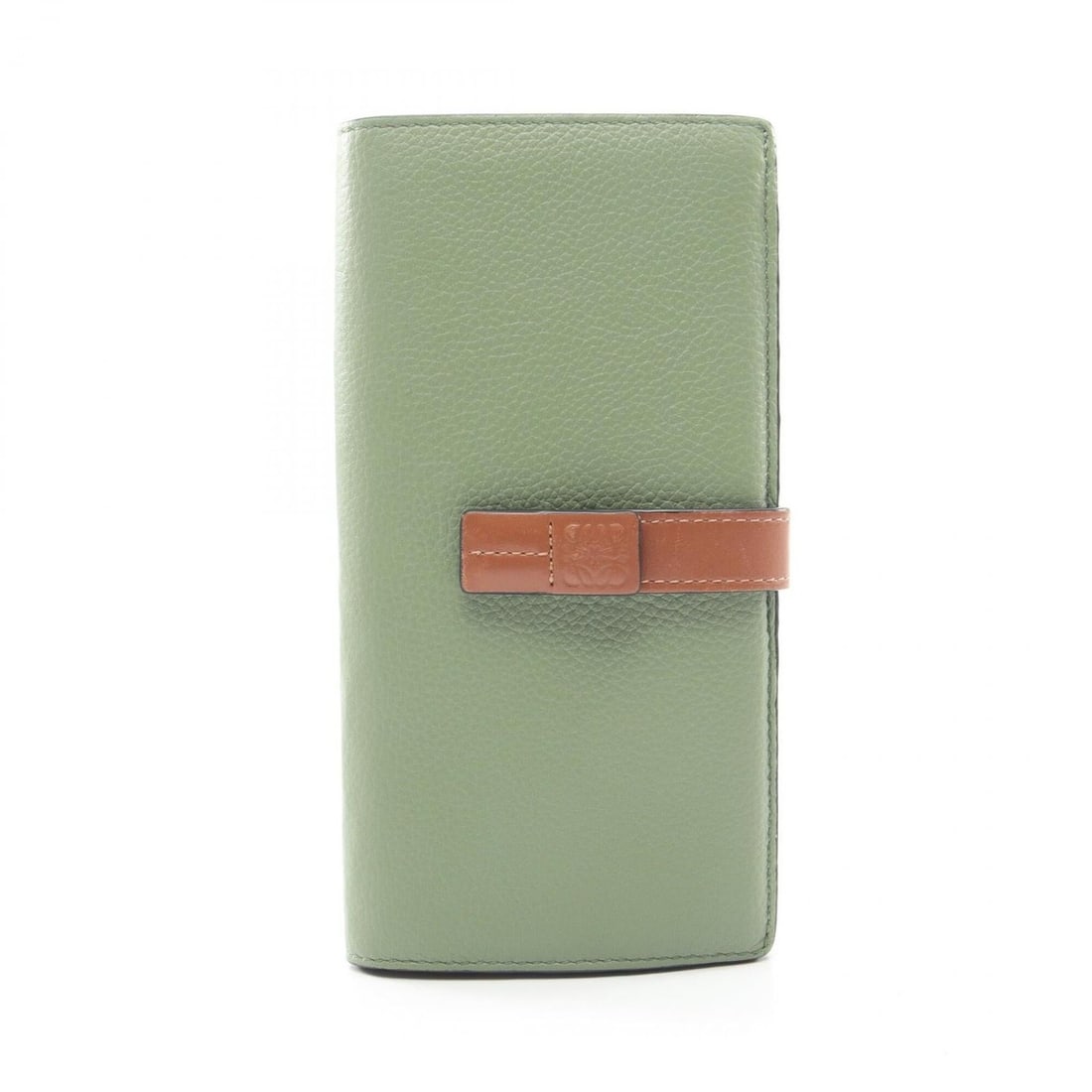 Loewe Vertical Wallet Large Bi-fold Long Leather Women's Green/Brown: --- Catalog ---Category: SizeSize (HxWxD): 17.5cm x 9cm x 2cm / 6.88'' x 3.54'' x 0.78''Category: DesignType: Long wallet (bi-fold)Color: Brown, GreenGender: WomenMaterial: Leather Category: GeneralBr
