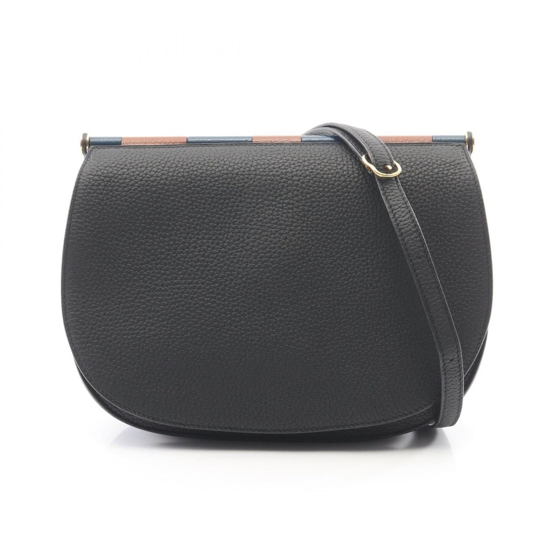Hermes HERMES So 25 Shoulder Bag Handbag Togo Chevre Leather Women's Black (1 of 12)