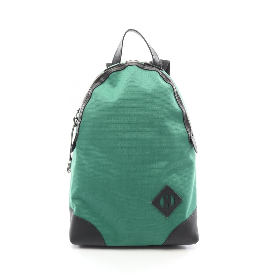 Hermes Sac aux Allback Backpack Rucksack Handbag Toile Bivaque Veau Swift Leather Men's Green/Black: --- Catalog ---Category: SizeSize (HxWxD): 38cm x 28cm x 13cm / 14.96'' x 11.02'' x 5.11''Strap Length: 53cm - 93cm / 20.86'' - 36.61''Handle Length: 22cm / 8.66''Category: DesignType: BackpackColor: 