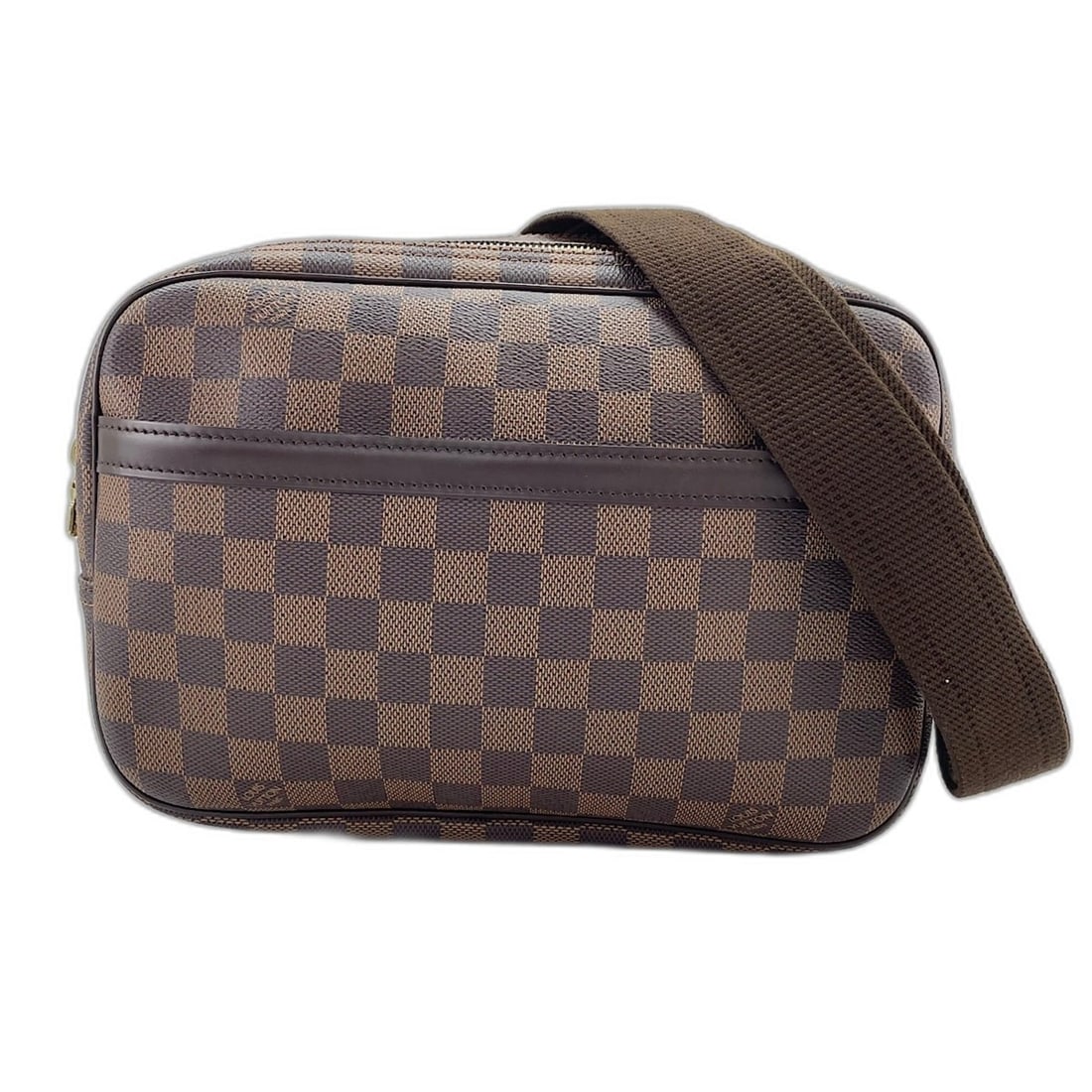 LOUIS VUITTON Reporter PM Shoulder Bag, Brown