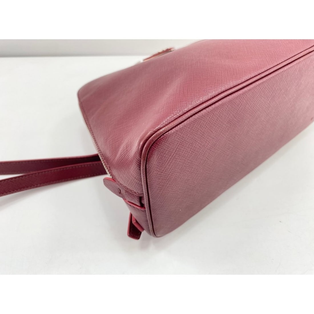 PRADA handbag, leather, red - 6