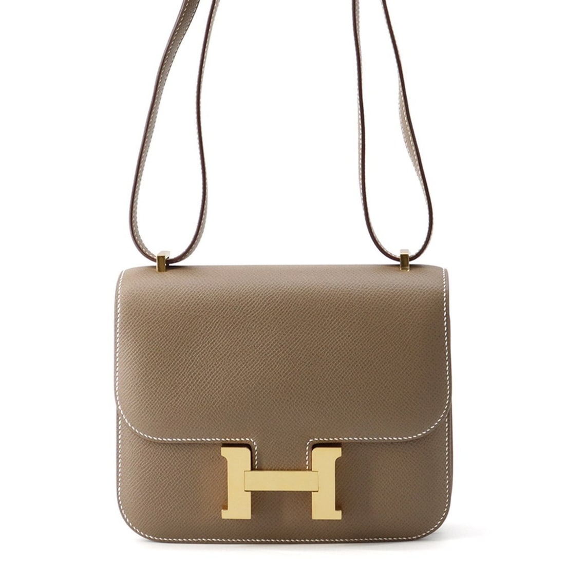 Hermes Mini Constance 3 Etoupe Epsom Z Stamp HERMES Handbag Women's (1 of 14)