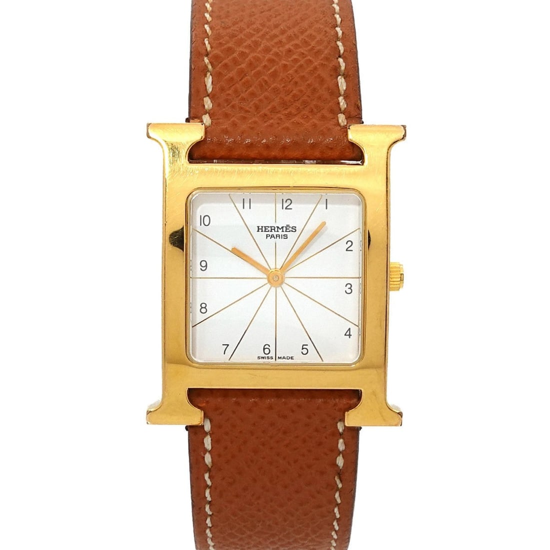 Hermès H Watch HH1.501 Men's White Quartz