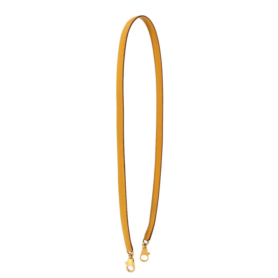 Hermes Hermès Couchvel Epsom Jaune Shoulder Strap in Yellow Gold with Hardware