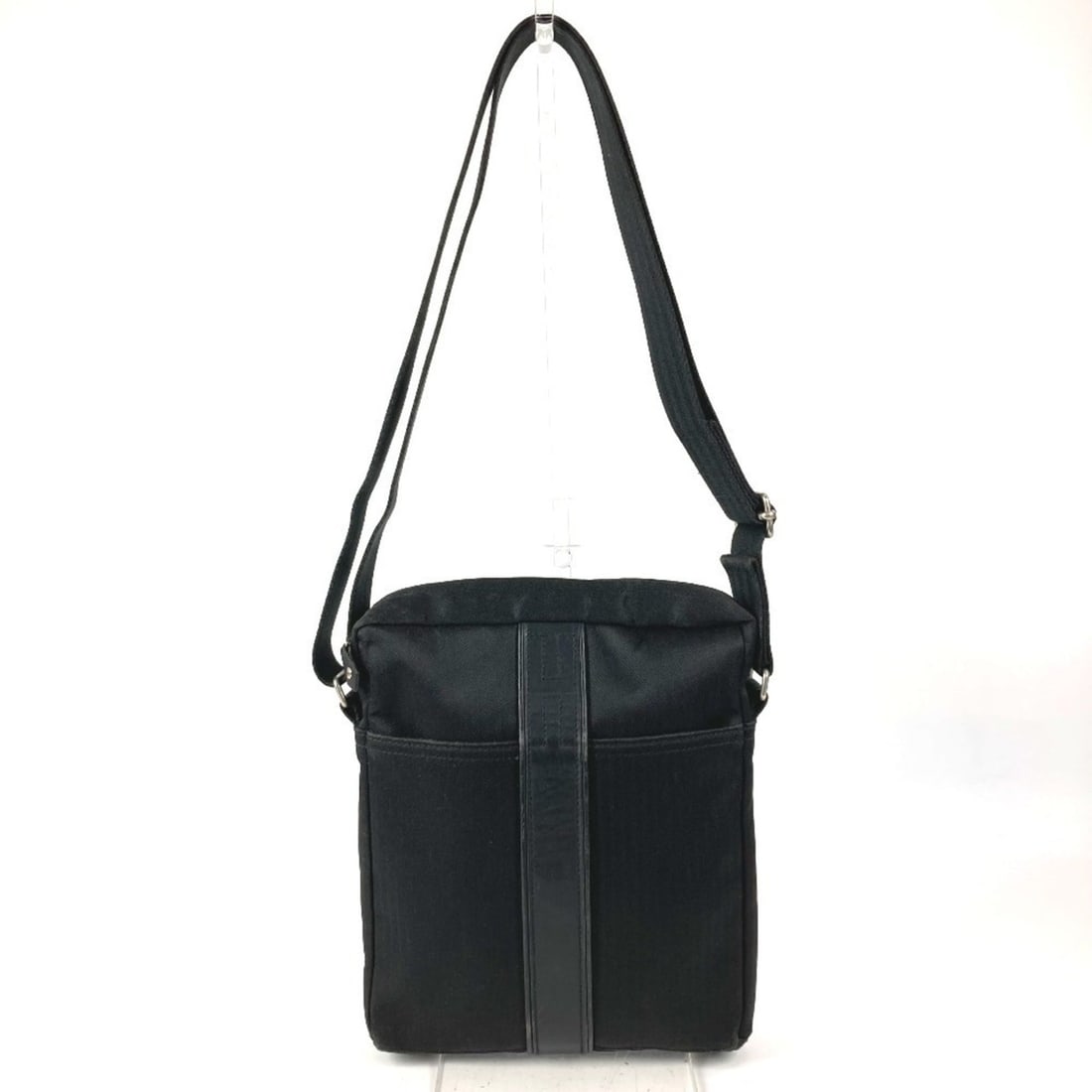 HERMES Acapulco Bandouliere PM Crossbody Pochette Shoulder Bag in Canvas, Black, for Men and Women
