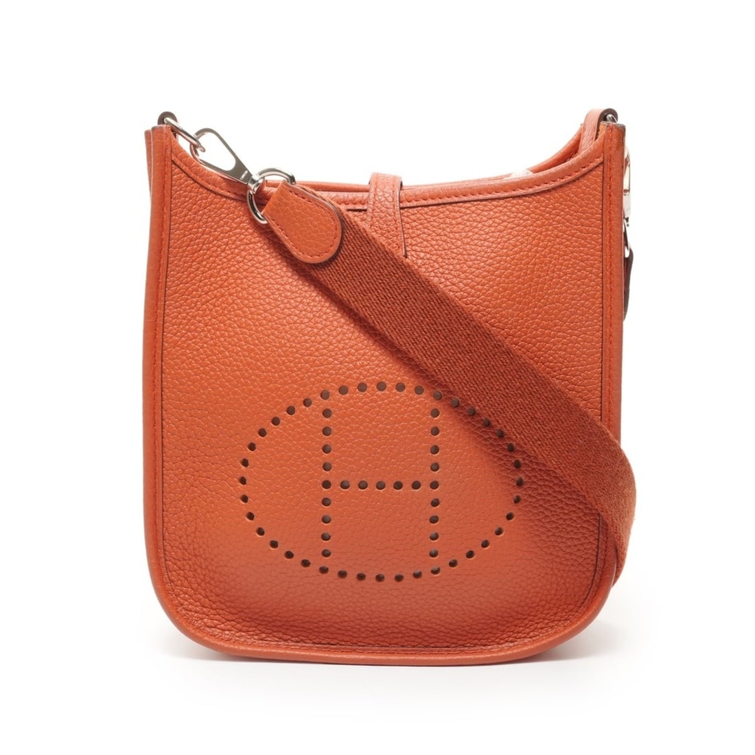 Hermes Hermès Evelyn TPM B Stamp 1998 Shoulder Bag Orange