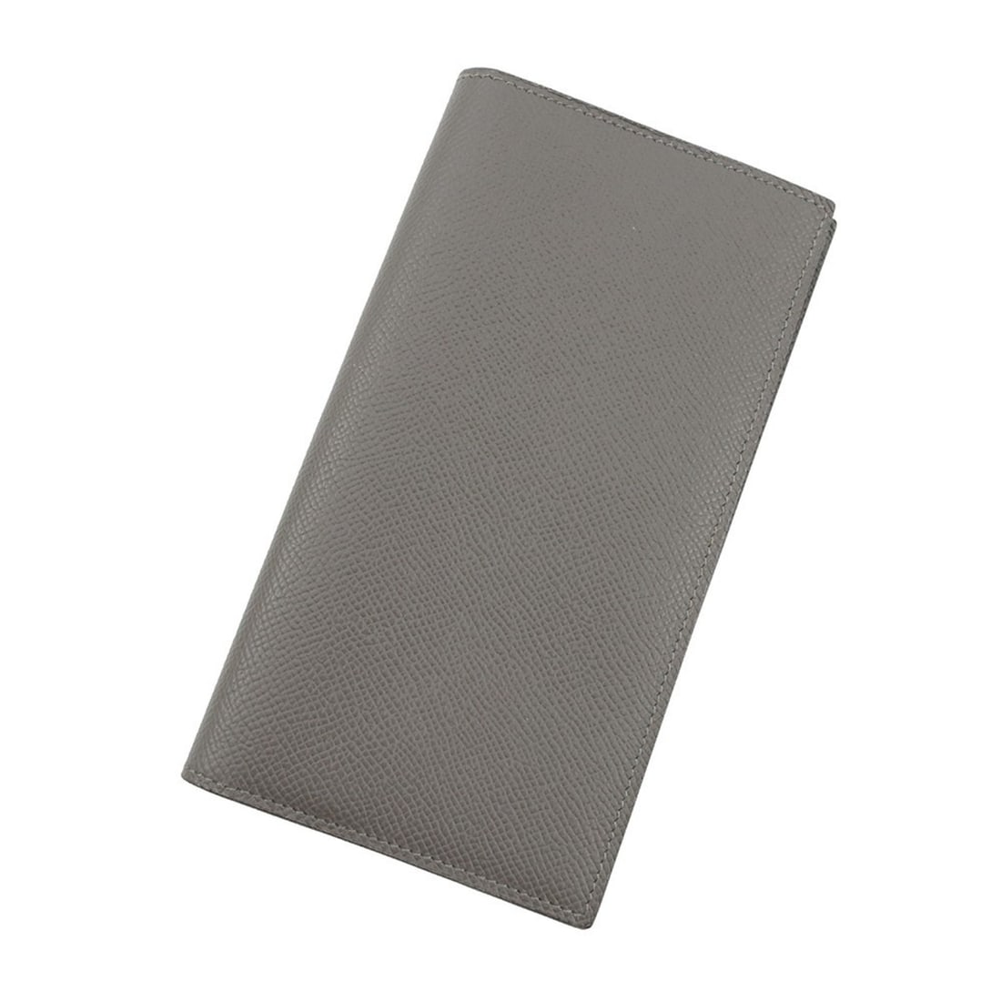 Hermès bifold long wallet, Citizen Twill, Silkin, Grimeyer, Epson, U-stamp, men's HERMES WALLET: --- Catalog ---Category: SizeSize (HxWxD): 17.5cm x 10cm / 6.88'' x 3.93''Category: DesignType: Long wallet (bi-fold)Color: GrayGender: Men,WomenMaterial: Epsom leather Category: GeneralBrand: HermesC