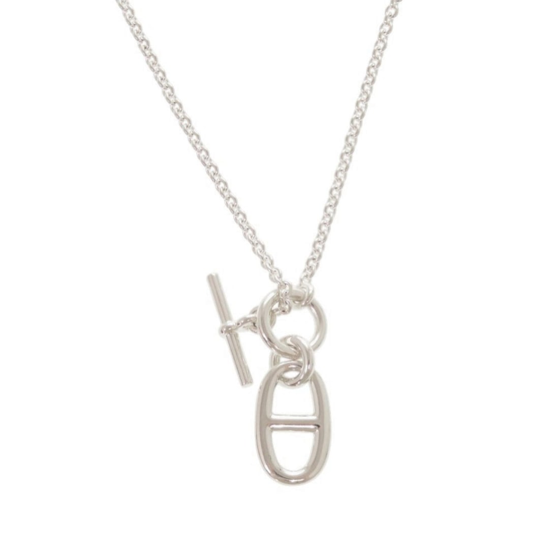 Excellent condition Hermes Chaine d'Ancre amulet silver 925 necklace 1438HERMES (1 of 5)