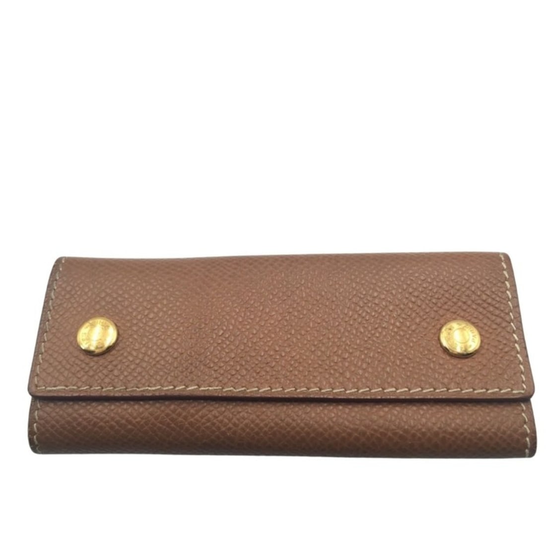 HERMES Serie Gold Epsom Key Case for Men and Women, 4-Ring: --- Catalog ---Category: DesignColor: BrownGender: Men,WomenMaterial: Epsom leather Category: GeneralBrand: HermesCountry of Origin: FranceCategory: Physical PropertiesSize (HxWxD): 10.5cm x 4.5cm / 4