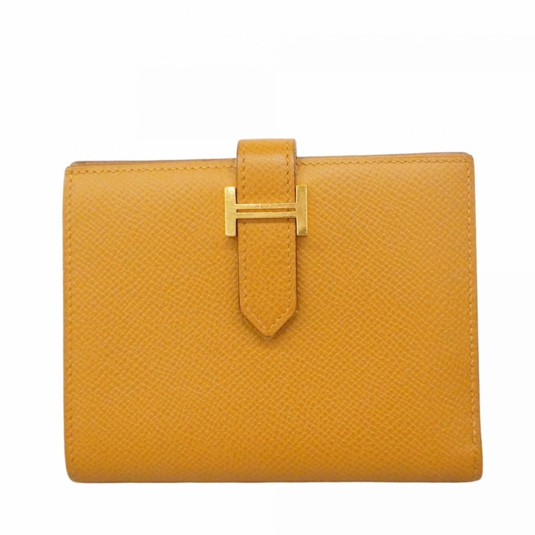 Hermes Hermès Bearn Compact Wallet, Epsom Leather, Sesame Pattern, Y Stamp, Women's, P2419993: --- Catalog ---Category: SizeSize (HxWxD): 9.5cm x 12cm x 2cm / 3.74'' x 4.72'' x 0.78''Category: DesignType: Wallet (bi-fold)Gender: WomenMaterial: Epsom leather Category: GeneralBrand: Hermes--- Ite