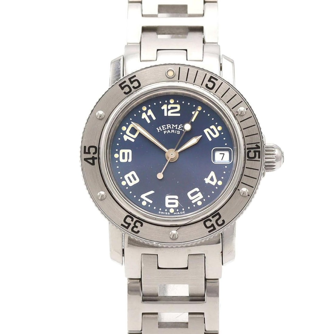 Hermes Clipper Diver CL5.210 SS Quartz Watch
