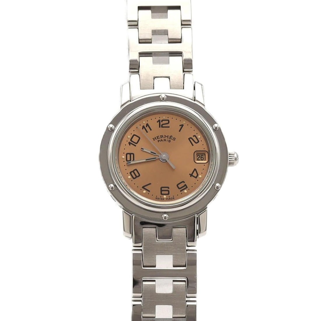 Hermes Clipper CL4.210 SS Quartz Watch